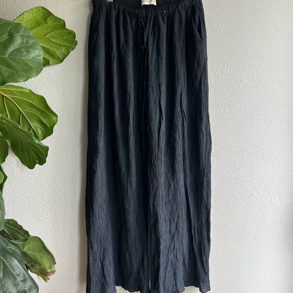 Abercrombie crinkle tie waist pant medium - Picture 5 of 6
